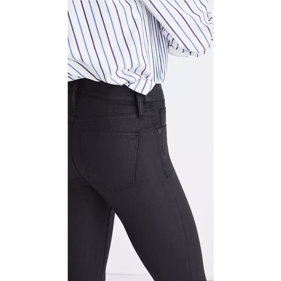 MADEWELL 9" High Rise Skinny Skinny Coated Edition Jeans - Size 26 - Picture 3 of 13